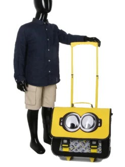 Cartable à Roulettes Les Minions Watching You 41 Cm -Delsey Valises Boutique cartables scolaires dessins animes 751409z