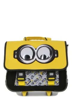 Cartable à Roulettes Les Minions Watching You 41 Cm -Delsey Valises Boutique cartables scolaires dessins animes 751410z