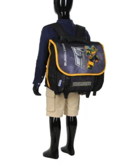 Cartable Trolley Transformers BumbleBee 38 Cm -Delsey Valises Boutique cartables scolaires dessins animes 775802z