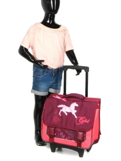 Cartable à Roulettes Cybel Au Galop 38 Cm -Delsey Valises Boutique cartables scolaires dessins animes 783244z