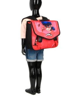 Cartable Miraculous Coccinelle 38 Cm -Delsey Valises Boutique cartables scolaires dessins animes 784744z