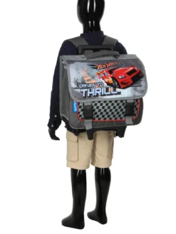 Cartable à Roulettes Hot Wheels Thrill 38 Cm -Delsey Valises Boutique cartables scolaires dessins animes 787074z