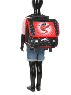 Cartable à Roulettes Miraculous Love And Courage 38 Cm -Delsey Valises Boutique cartables scolaires dessins animes 871405z
