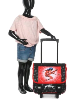 Cartable à Roulettes Miraculous Love And Courage 38 Cm -Delsey Valises Boutique cartables scolaires dessins animes 871406z