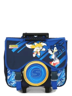 Cartable à Roulettes Sonic & Tails 41 Cm -Delsey Valises Boutique cartables scolaires dessins animes 873523z