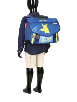 Cartable Pokémon Team Evoli 38 Cm -Delsey Valises Boutique cartables scolaires dessins animes 878330z