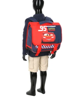 Disney Cartable Cars Damier 38 Cm -Delsey Valises Boutique cartables scolaires disney 870468z