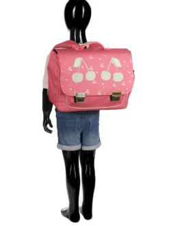 Cartable Jeune Premier It Bag Midi Cherry Glitter Pink 38 Cm -Delsey Valises Boutique cartables scolaires jeune premier 782350z
