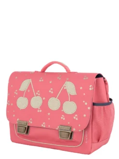 Cartable Jeune Premier It Bag Midi Cherry Glitter Pink 38 Cm