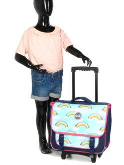 Cartable à Roulettes Philéas Wild Rainbow 38 Cm -Delsey Valises Boutique cartables scolaires phileas 783260z