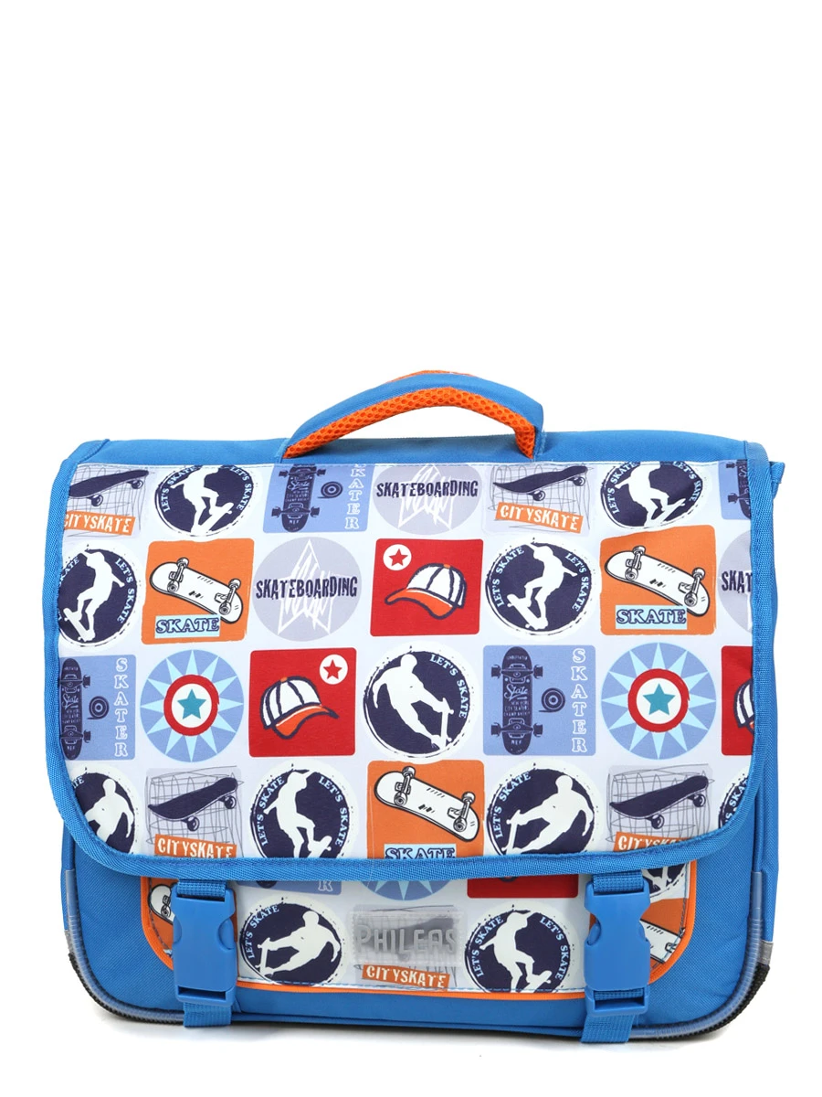 Cartable Philéas Sport Skateboard 38 Cm 2 Cartable Philéas Sport Skateboard 38 Cm – Image 2