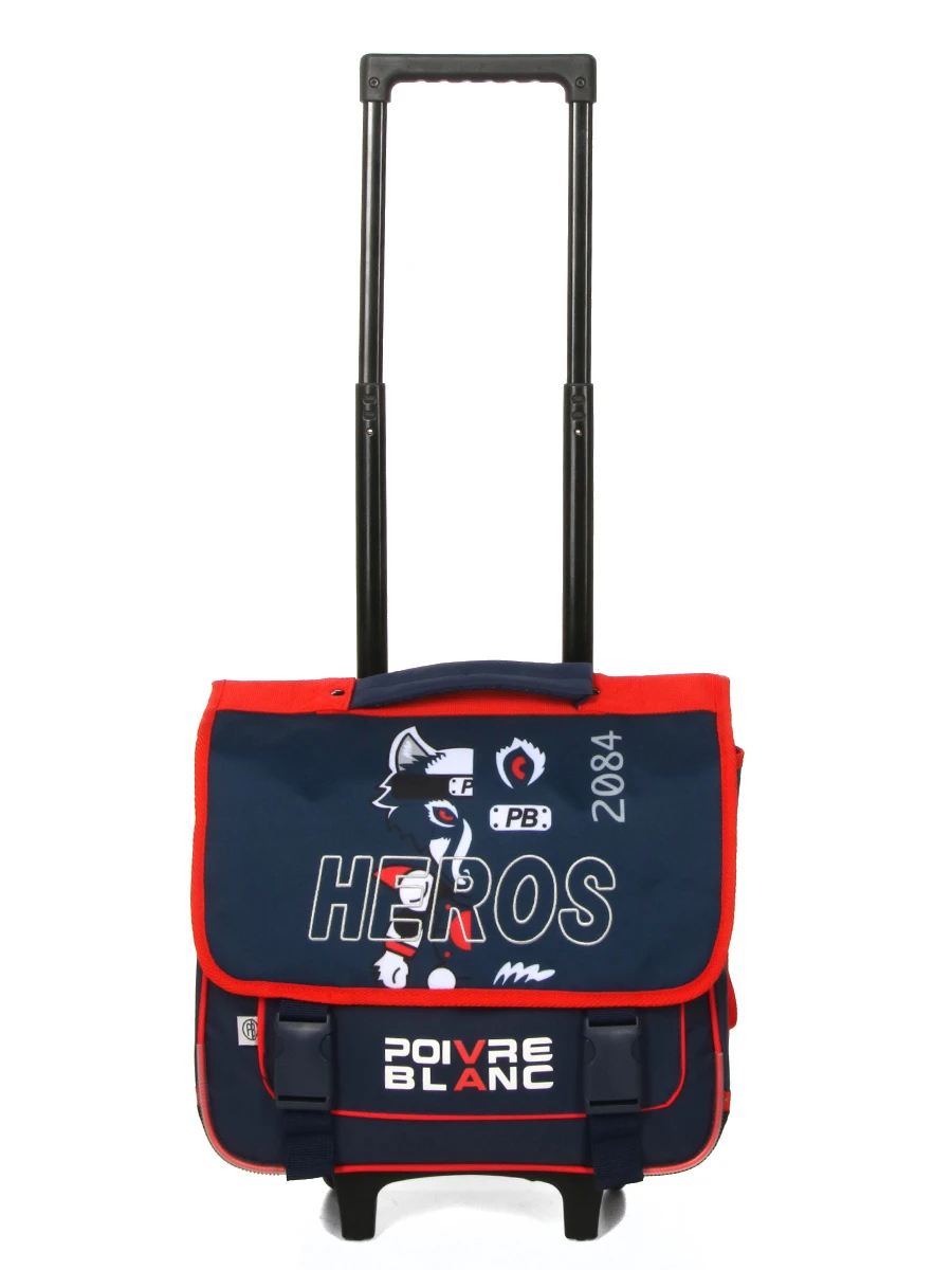 Cartable à Roulettes Poivre Blanc Boy Fox Hero 38 Cm 2 Cartable à Roulettes Poivre Blanc Boy Fox Hero 38 Cm – Image 2