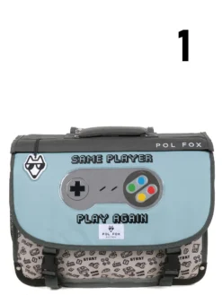 Cartable Réversible Pol Fox Gamer 41 Cm -Delsey Valises Boutique cartables scolaires pol fox 840858z