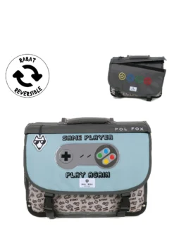 Cartable Réversible Pol Fox Gamer 41 Cm -Delsey Valises Boutique cartables scolaires pol fox 840859z