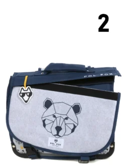 Cartable Réversible Pol Fox Bear 35 Cm -Delsey Valises Boutique cartables scolaires pol fox 841599z