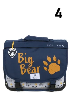 Cartable Réversible Pol Fox Bear 35 Cm -Delsey Valises Boutique cartables scolaires pol fox 841603z