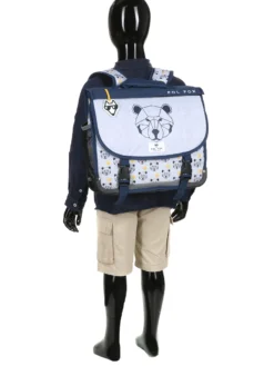 Cartable Réversible Pol Fox Bear 35 Cm -Delsey Valises Boutique cartables scolaires pol fox 841604z