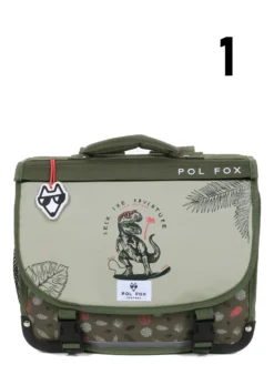 Cartable Réversible Pol Fox Dino Ride 35 Cm -Delsey Valises Boutique cartables scolaires pol fox 841633z