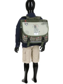 Cartable Réversible Pol Fox Dino Ride 35 Cm -Delsey Valises Boutique cartables scolaires pol fox 841644z