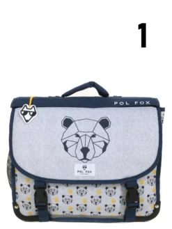 Cartable Réversible Pol Fox Bear 38 Cm -Delsey Valises Boutique cartables scolaires pol fox 841725z