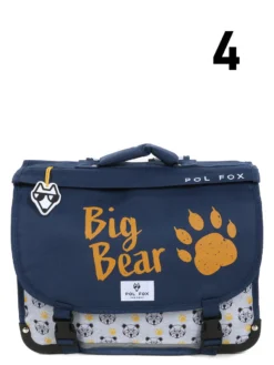 Cartable Réversible Pol Fox Bear 38 Cm -Delsey Valises Boutique cartables scolaires pol fox 841741z