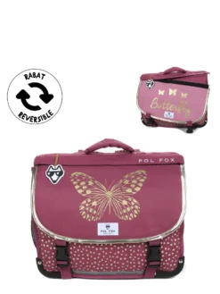 Cartable Réversible Pol Fox Butterfly 38 Cm 38 Cartable Réversible Pol Fox Butterfly 38 Cm -Delsey Valises Boutique cartables scolaires pol fox 841751z