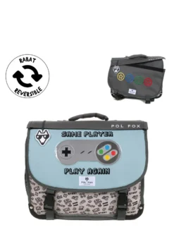 Cartable Réversible Pol Fox Gamer 38 Cm -Delsey Valises Boutique cartables scolaires pol fox 841797z