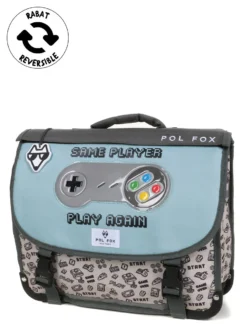 Cartable Réversible Pol Fox Gamer 38 Cm