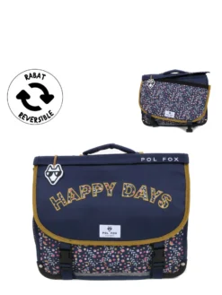 Cartable Réversible Pol Fox Happy Days 38 Cm -Delsey Valises Boutique cartables scolaires pol fox 841818z