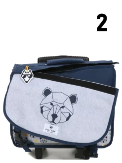 Cartable à Roulettes Réversible Pol Fox Bear 38 Cm -Delsey Valises Boutique cartables scolaires pol fox 842172z
