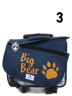 Cartable à Roulettes Réversible Pol Fox Bear 38 Cm -Delsey Valises Boutique cartables scolaires pol fox 842174z