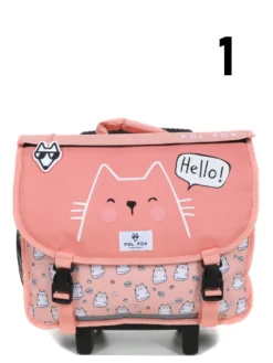 Cartable à Roulettes Réversible Pol Fox Hello 38 Cm -Delsey Valises Boutique cartables scolaires pol fox 842254z