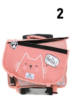 Cartable à Roulettes Réversible Pol Fox Hello 38 Cm -Delsey Valises Boutique cartables scolaires pol fox 842269z