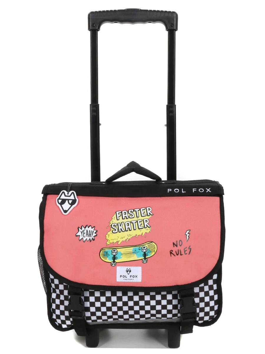 Cartable à Roulettes Réversible Pol Fox Skate 2 - 38 Cm 2 Cartable à Roulettes Réversible Pol Fox Skate 2 - 38 Cm – Image 2