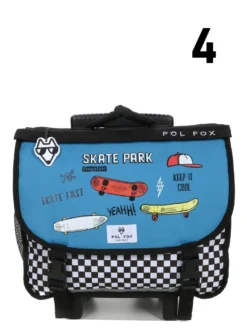 Cartable à Roulettes Réversible Pol Fox Skate 2 - 38 Cm 39 Cartable à Roulettes Réversible Pol Fox Skate 2 - 38 Cm -Delsey Valises Boutique cartables scolaires pol fox 842595z