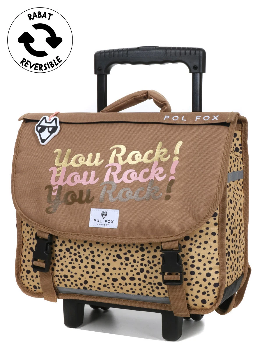 Cartable à Roulettes Réversible Pol Fox You Rock 38 Cm 1 Cartable à Roulettes Réversible Pol Fox You Rock 38 Cm