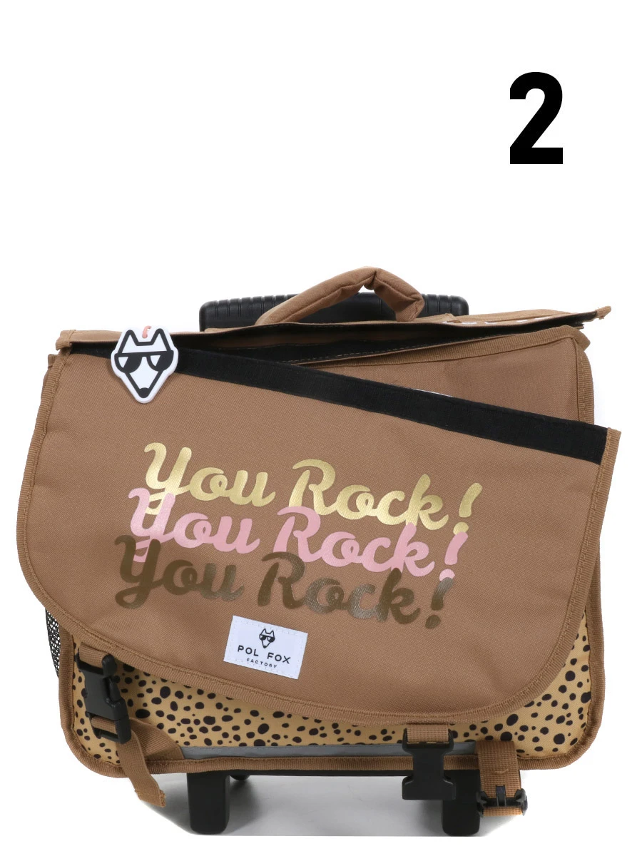Cartable à Roulettes Réversible Pol Fox You Rock 38 Cm 17 Cartable à Roulettes Réversible Pol Fox You Rock 38 Cm – Image 17