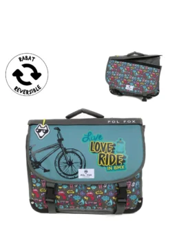 Cartable Réversible Pol Fox Rider 38 Cm -Delsey Valises Boutique cartables scolaires pol fox 842680z