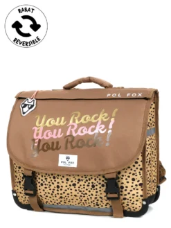 Cartable Réversible Pol Fox You Rock 38 Cm