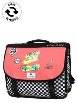 Cartable Réversible Pol Fox Skate 2 - 38 Cm