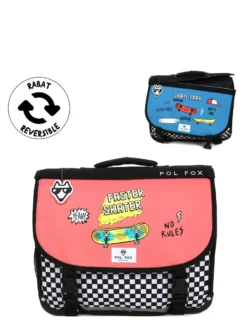 Cartable Réversible Pol Fox Skate 2 - 38 Cm -Delsey Valises Boutique cartables scolaires pol fox 855483z