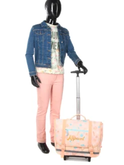 Cartable à Roulettes Rip Curl Seaside Breeze Wheeley Satchel 38 Cm -Delsey Valises Boutique cartables scolaires rip curl 856318z