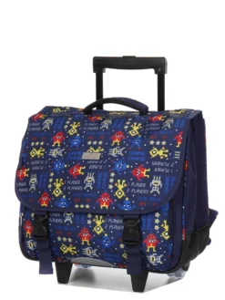 Cartable à Roulettes Snowball Kid Robot 41 Cm