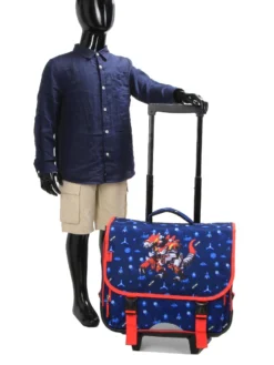 Cartable à Roulettes Snowball Kid Robot Dino 41 Cm -Delsey Valises Boutique cartables scolaires snowball 785108z