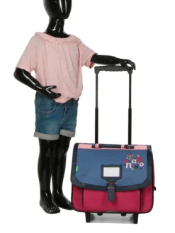 Cartable à Roulettes Tann's Les Fantaisies Olivia 38 Cm -Delsey Valises Boutique cartables scolaires tanns 773840z