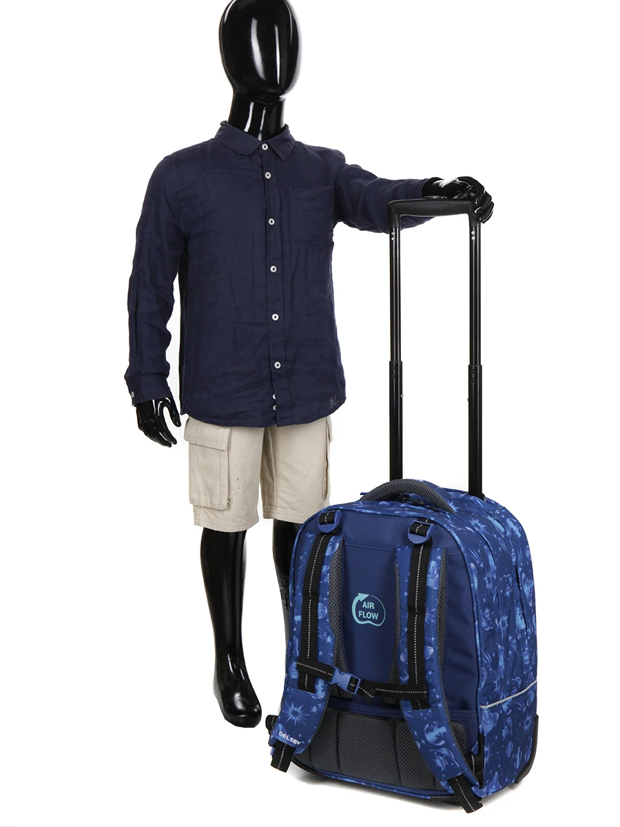 Sac à Dos à Roulettes Delsey Back To School 17 Sac à Dos à Roulettes Delsey Back To School – Image 17