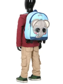 Sac à Dos à Roulettes Lulupop & The Cutiepies Eléphant -Delsey Valises Boutique sac dos dessins animes 747125z