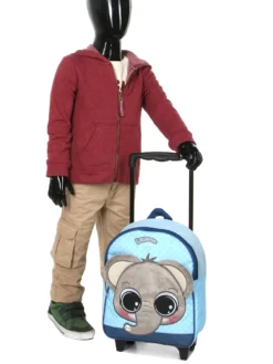 Sac à Dos à Roulettes Lulupop & The Cutiepies Eléphant -Delsey Valises Boutique sac dos dessins animes 747126z