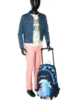 Disney Sac à Dos à Roulettes La Reine Des Neiges 2 Nokk 49 Cm -Delsey Valises Boutique sac dos disney 695790z