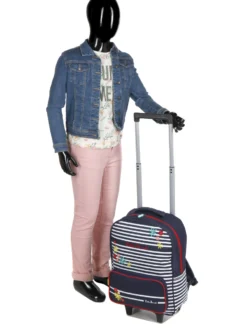 Sac à Dos à Roulettes Little Marcel Blossom 32 Sac à Dos à Roulettes Little Marcel Blossom -Delsey Valises Boutique sac dos little marcel 781029z